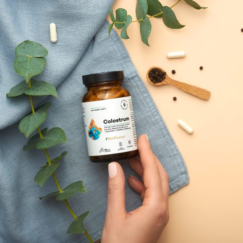 Colostrum 700 mg + BioPerine®, kapsułki 90 szt.