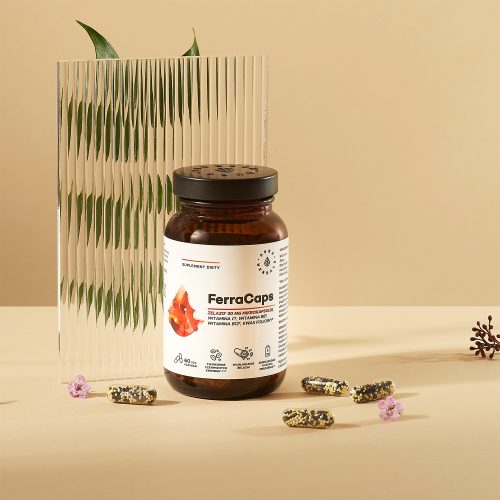 FerraCaps żelazo 30 mg, mikrokapsułki, kapsułki 60 szt.