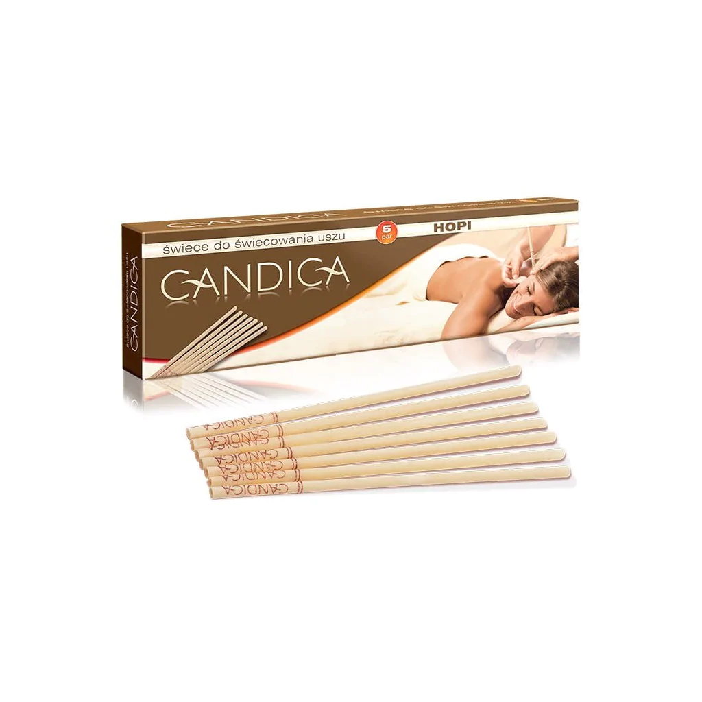 Świece Hopi Candica, 5 par