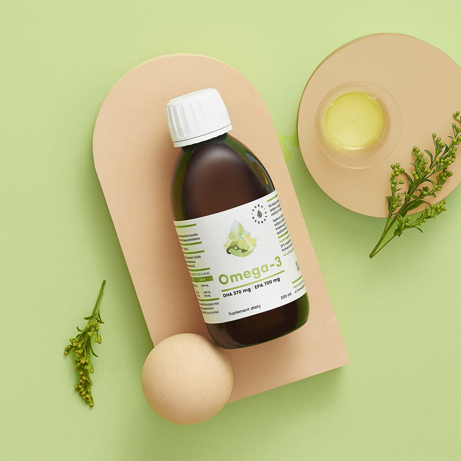 Omega-3 370 DHA _ 700 EPA, płyn 200 ml