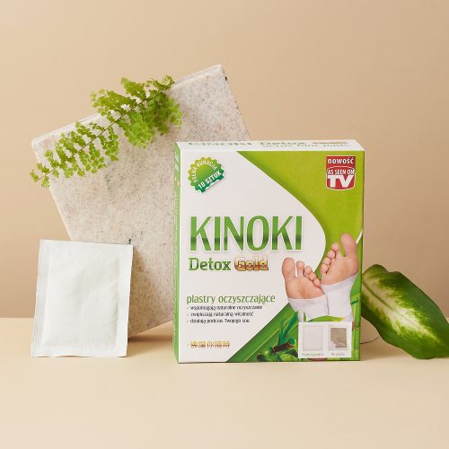Plastry Oczyszczające KINOKI Detox Gold, 10 szt.