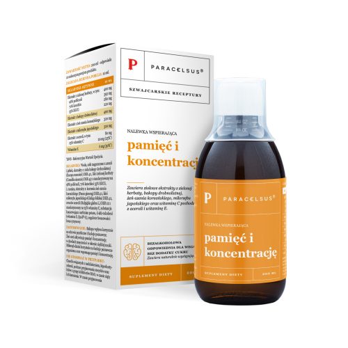 Nalewka Paracelsusa, pamięć i koncentracja, 200 ml