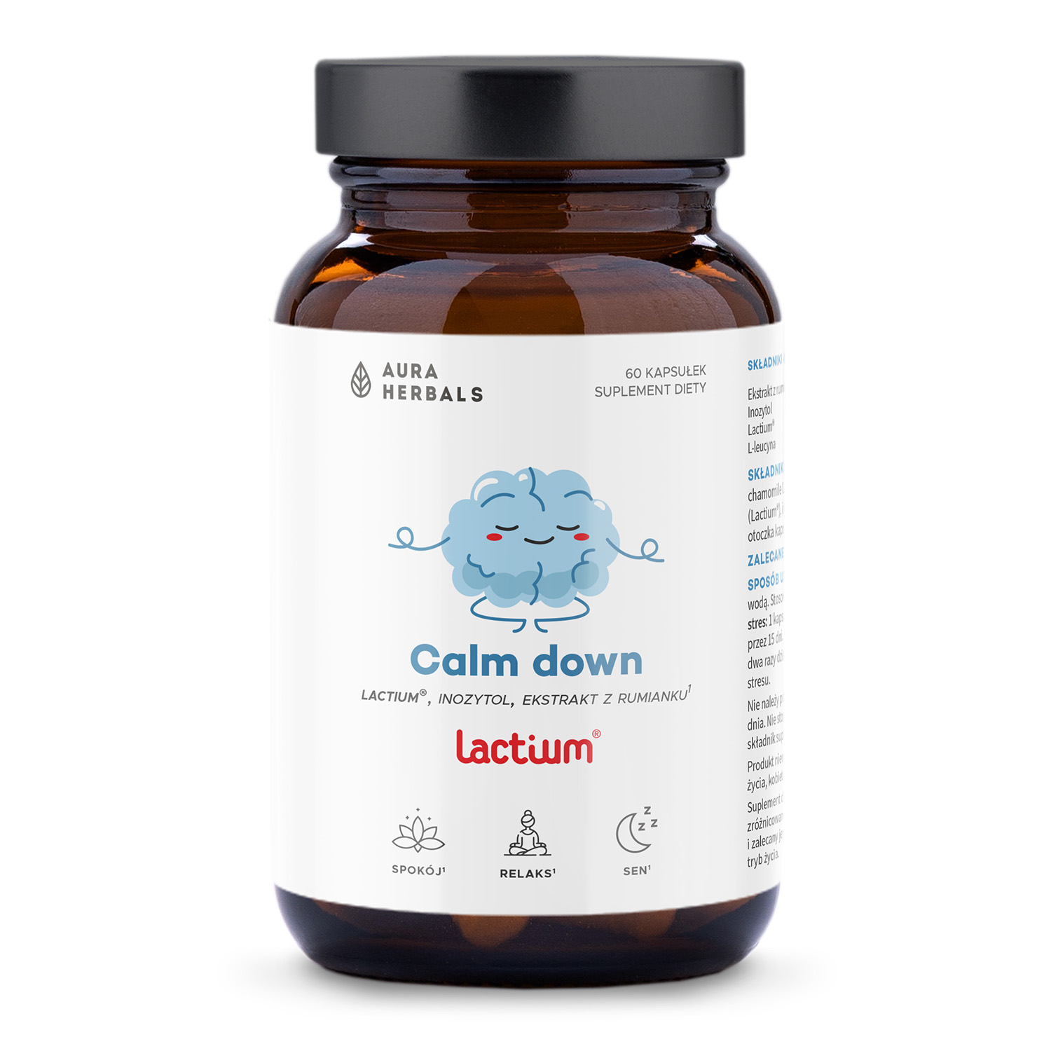 Calm down, Lactium®, kapsułki 60 szt
