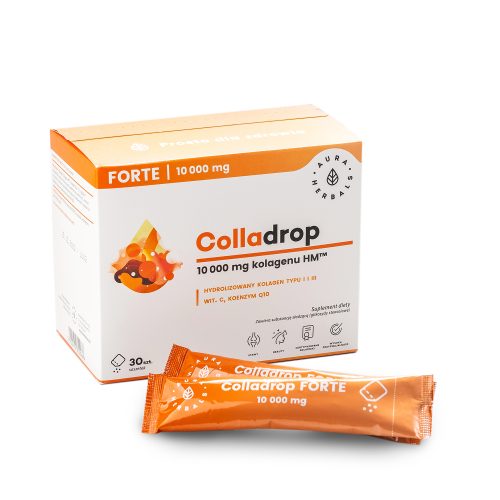 Colladrop Forte, kolagen morski 10000 mg, saszetki 30 szt.